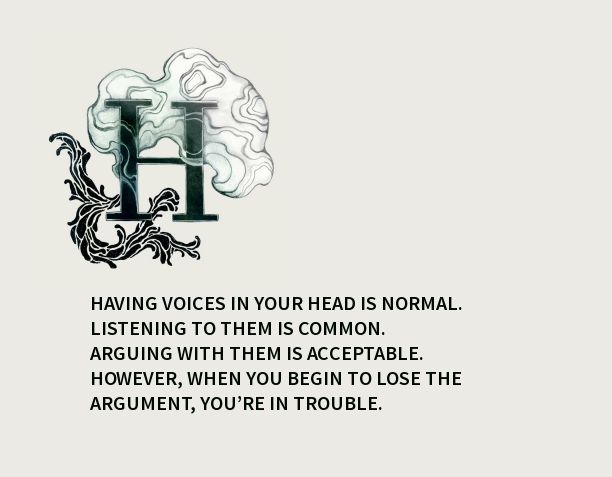 having voices in your head is normal